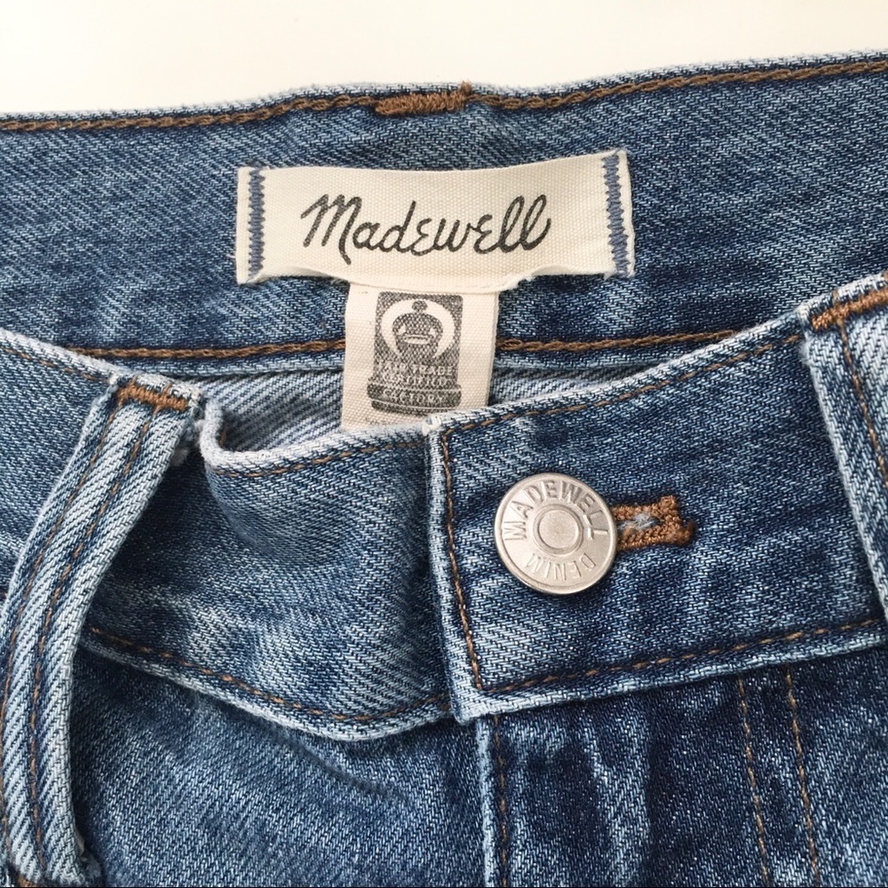 Madewell Rigid A-Line Denim Mini Skirt - Picture 9 of 13